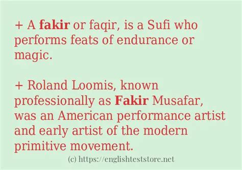 fzkidr|fakir in a sentence.